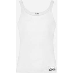 Dolce & Gabbana Fine-rib cotton singlet