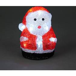 SnowTime 19cm Acrylic Sitting Santa Christmas Lamp