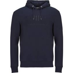 Gant Men Tonal Archive Shield Hoodie Blue