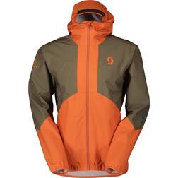 Scott Explorair Light Dryo 2.5L Men's Jacket - Braze Orange/Shadow Brown