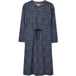 White Stuff Poppy Jersey Dress - Navy Multi