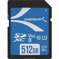 Sabrent Rocket SDXC Class 10 UHS-II U3 V60 270/170MB/s 512GB