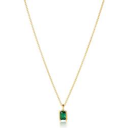 Sif Jakobs Roccanova Piccolo Necklace - Gold/Green