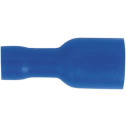 Sealey BT16 Fully Insulated Terminal 6.3mm Blue 100pk