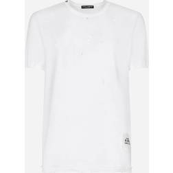 Dolce & Gabbana Cotton T-shirt with embroidery