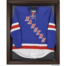 Mounted Memories New York Rangers Brown Framed Logo Jersey Display Case