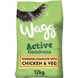 Wagg Dry dog food bulk save active goodness kibble biscuits