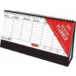 The Home Fusion Company 2023 Easy Flip Week To View Desk Top Stand Planner Calendar