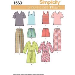 Simplicity Unisex Sleepwear-XS-S-M-L-XL