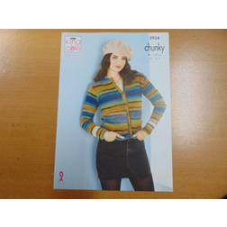 King Cole chunky pattern 5934 ladies cardigans