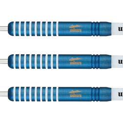 Unicorn 21G, Blue Blue Silver Star Darts Set Gary Anderson Gripper 3 Shaft 21/23/25/27G