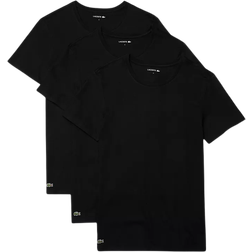 Lacoste Men's Crew Neck T-shirt 3-pack - Black