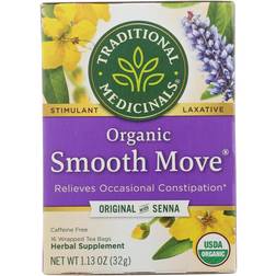 Traditional Medicinals Organic Smooth Move Herbal Tea Bags 32g 16pcs 6pack