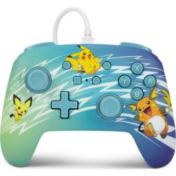 PowerA Enhanced Nintendo Switch Controller Wired Pikachu Evolution, Pokemon Switch Controller, Mappable Gaming Buttons, Officially licensed by Nintendo