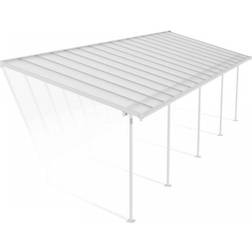 Palram White Canopia Sierra Patio Cover 3X9.15