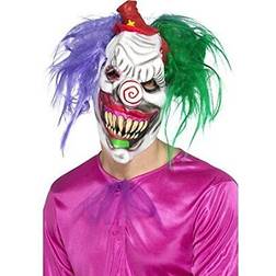 Smiffys Kolorful killer klown mask, multi-coloured