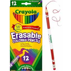 Crayola Erasable Colored Pencils 12-pack