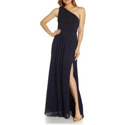 Adrianna Papell One Shoulder Chiffon Gown