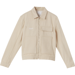 Axel Arigato Grate Embossed Jacket - Pale Beige