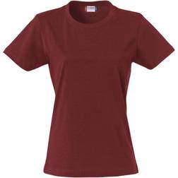 Clique Basic T-shirt Women's - Burgundy
