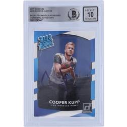 Panini America Cooper Kupp Los Angeles Rams Autographed 2017 Donruss Rated Rookie #329 Beckett Fanatics Witnessed Authenticated