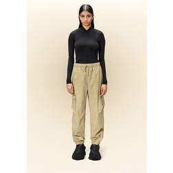 Rains Beige Regular Cargo Pants SAND