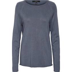 Vero Moda Nellie Knitted Sweater - Blue/China Blue