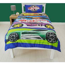 Hot Wheels Single Panel Duvet Cover Set