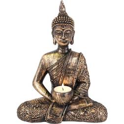 Sitting Thai Buddha Candle Holder