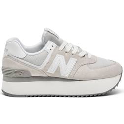 New Balance 574+ W - Reflection/Rain Cloud/White