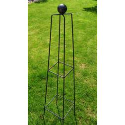 Poppy Forge Classic 6Ft Obelisk Garden Plant Support