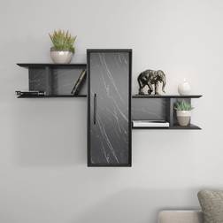 Decorotika Marble Effect Olida Unit Wall Shelf