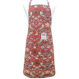 William Morris Strawberry Thief Apron Red