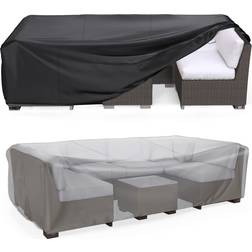 Furniture One 420D Oxford Fabric Patio Set Cover Set Cover