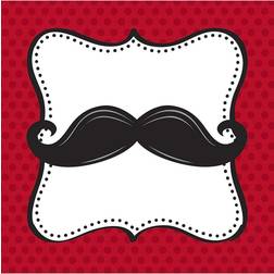 B&Q Madness Moustache Napkins Pack of 16