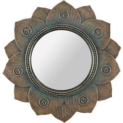 Something Different Bronze Lotus Flower Chakra Wall Mirror