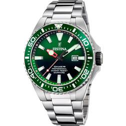 Festina F20663/2 Green Diver Wristwatch