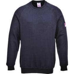 Portwest Flame Resistant Anti-Static Long Sleeve Sweatshirt