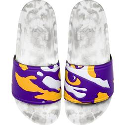 Hype NCAA LSU Tigers Slydr Pro White Sandals Purple M14/W16