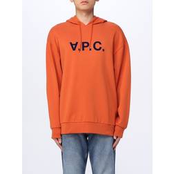 A.P.C. Orange Milo Hoodie EAF BRICK-RED