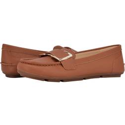 Calvin Klein Women's Lydia Loafer Flat, Cognac