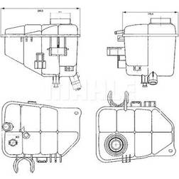 Mahle 1 ausgleichsbehälter, kühlmittel crt 126 000s