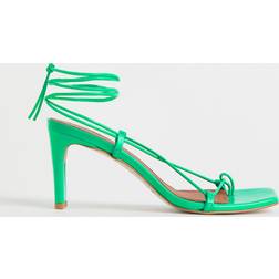 ALOHAS Women's Bellini Leather Heeled Sandals Green