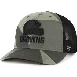 '47 Men's Camo/Black Cleveland Browns Countershade MVP Trucker Snapback Hat