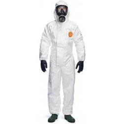 DuPont Tychem 4000S Chz5 Hooded Coverall White M TY4000BSM