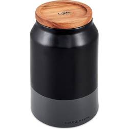 Cole & Mason Ceramic Wood Lid Tea Sugar Kitchen Container