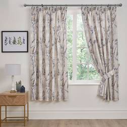 Dreams & Drapes Wild Botanical Print Lined Pencil