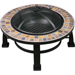 Dellonda Deluxe Traditional Style Fire Pit/Fireplace/Outdoor Heater