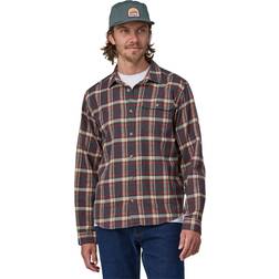 Patagonia LW Fjord Flannel Shirt ink black major/ ink black