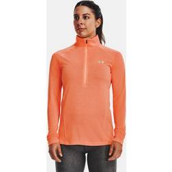 Under Armour Tech 1/2 Zip T-shirt Orange